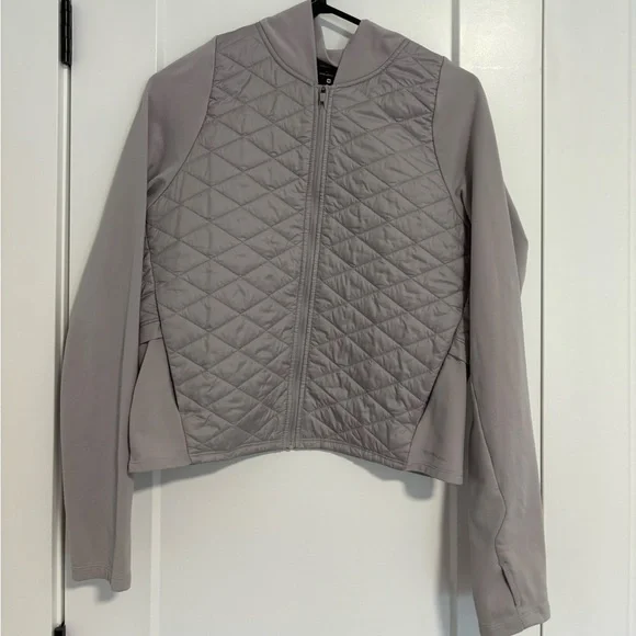 Nike AeroLayer Thermo Running Jacket Atmosphere Grey‎ Women's Size Medium - Picture 2 of 13